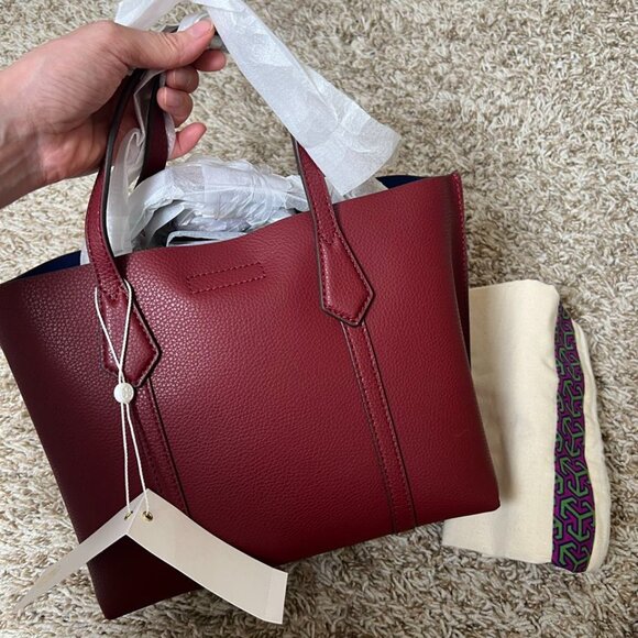 Tory Burch Perry Small Triple-Compartment Tote Bag - Picture 3 of 7